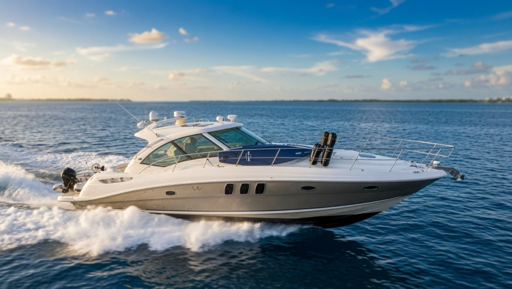 50ft Sea Ray Sundancer yacht charter Miami Beach